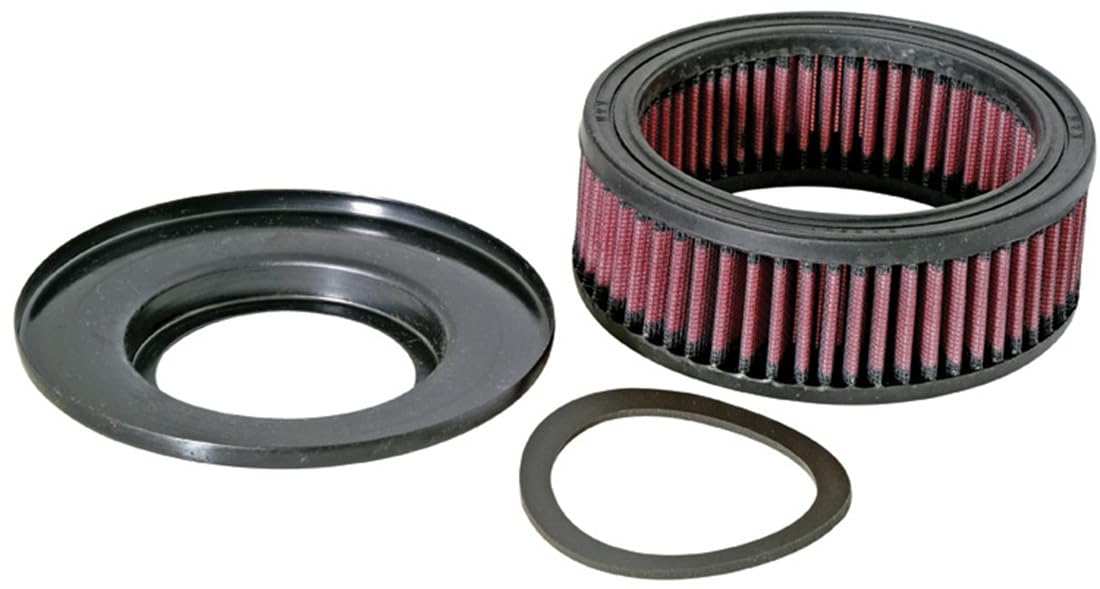 K&N KA-1596 Motorrad Tauschluftfilter, Rot