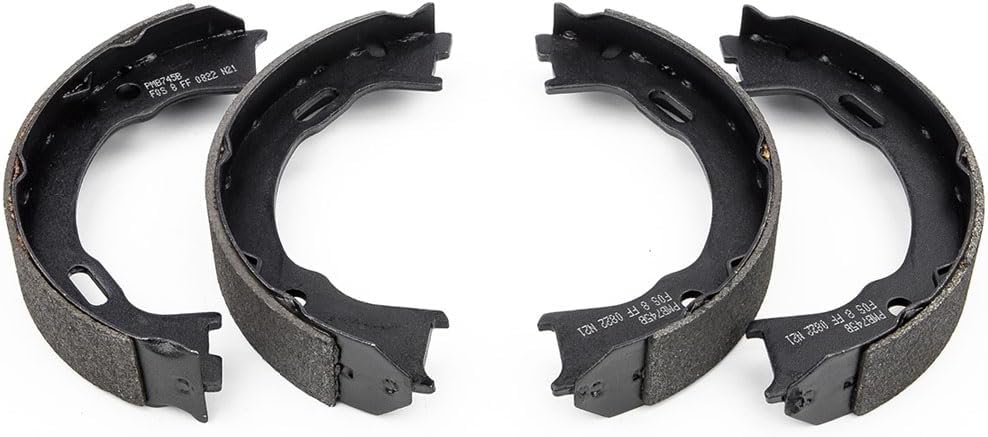 2X Parking Brake Shoes Automotive Replacement Rear for Jeep Grand Cherokee 4.0L 1994, for Jeep Grand Cherokee 5.2L 1994, for Jeep Grand Wagoneer 5.2L 1993, for Jeep Wrangler 2.4L 2003-2006