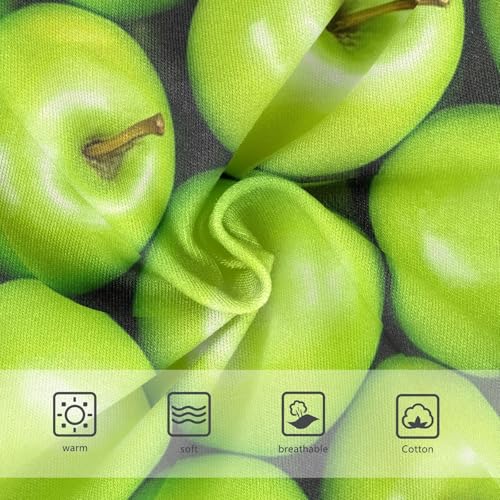 Cotton Girls Underwear Toddlers Fresh Green Apples Panties Little Girl Fun Briefs Undies Kids 2t3