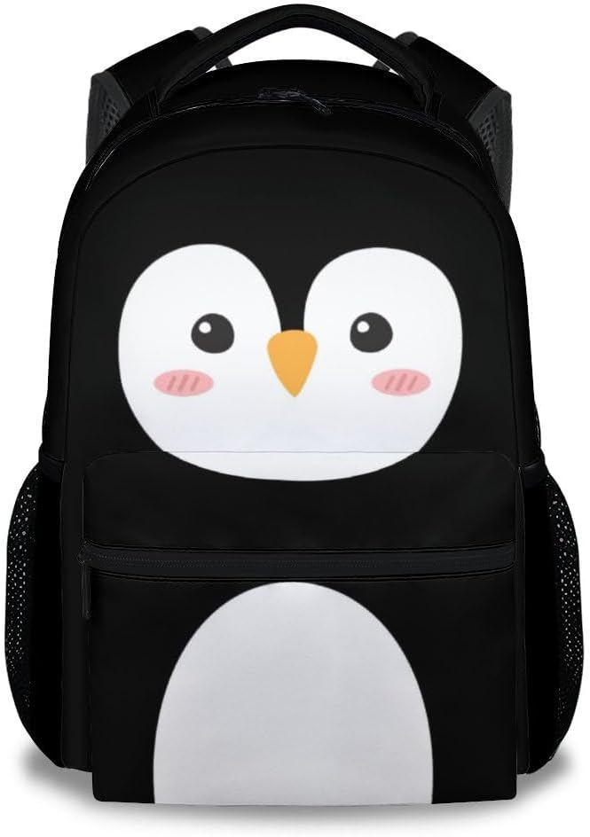 Personalized Panda Backpack for Girls, 17 Inch White Backpacks for Middle School, Cute Durable Bookbag for Teens