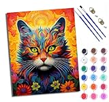 Kit di pennelli perfetto】 - Viene fornito in un kit di 3 diverse dimensioni separatamente per aree grandi o piccole, per disegnare facilmente linee e dettagli superfini. Tutti i punti sono contrassegnati con numeri, basta scegliere un'immagine e seguire il tuo vero cuore. Perfetto per adulti principianti.