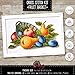 Povitrulya Fruit Basket - Embroidery Set - DIY Counted Cross Stitch Kit with Paper Pattern, 14 Count Aida Canvas and Pre-Sorted Floss