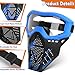 POKONBOY 4 Pack Tactical Mask for Kids, Safety Goggles Compatible with Nerf Rival, Apollo, Zeus, Khaos, Atlas, & Artemis Blasters Age 8+ Years Old
