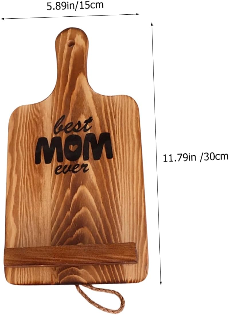 Desktop Recipe Book Stand Mother's Day Cooking Recipe Holder for Kitchen Stylish and Sturdy Stand for Moms Design for Display and Organization
