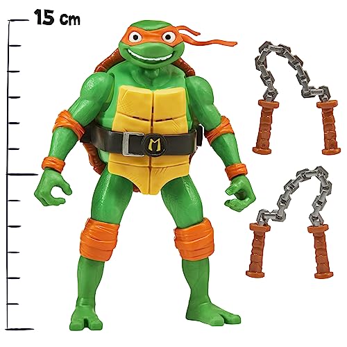Tortues Ninja Figurine deluxe 15 cm avec fonction électronique Donatello - vue 6