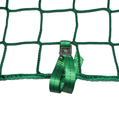 Seitenschutznetz Dachdeckerfangnetz mit angenähten GSV (2 x 10m, grün)