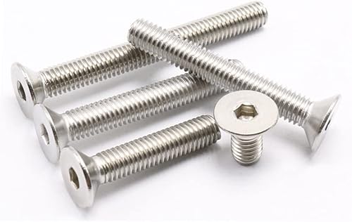 M1.6六角穴付き皿頭キャップスクリュー、ステンレススチール、200個(M1.6 x 14 mm)