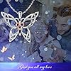 Sterling-Silver-Butterfly-Necklace-Celtic-Jewelry-Gifts-for-Women-Butterfly-Lovers MANBU Sterling Silver Butterfly Necklace - Celtic Jewelry Gifts for Women Butterfly Lovers (rosegold heart necklace)