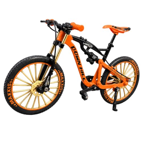 1Pcs Finger Bike tech Deck Bike Miniature Finger Mountain Bike for Desk Stress Relief and Collection Display Compact 19.5 x 13 cm with Smooth Rolling Wheels and Realistic Design Details