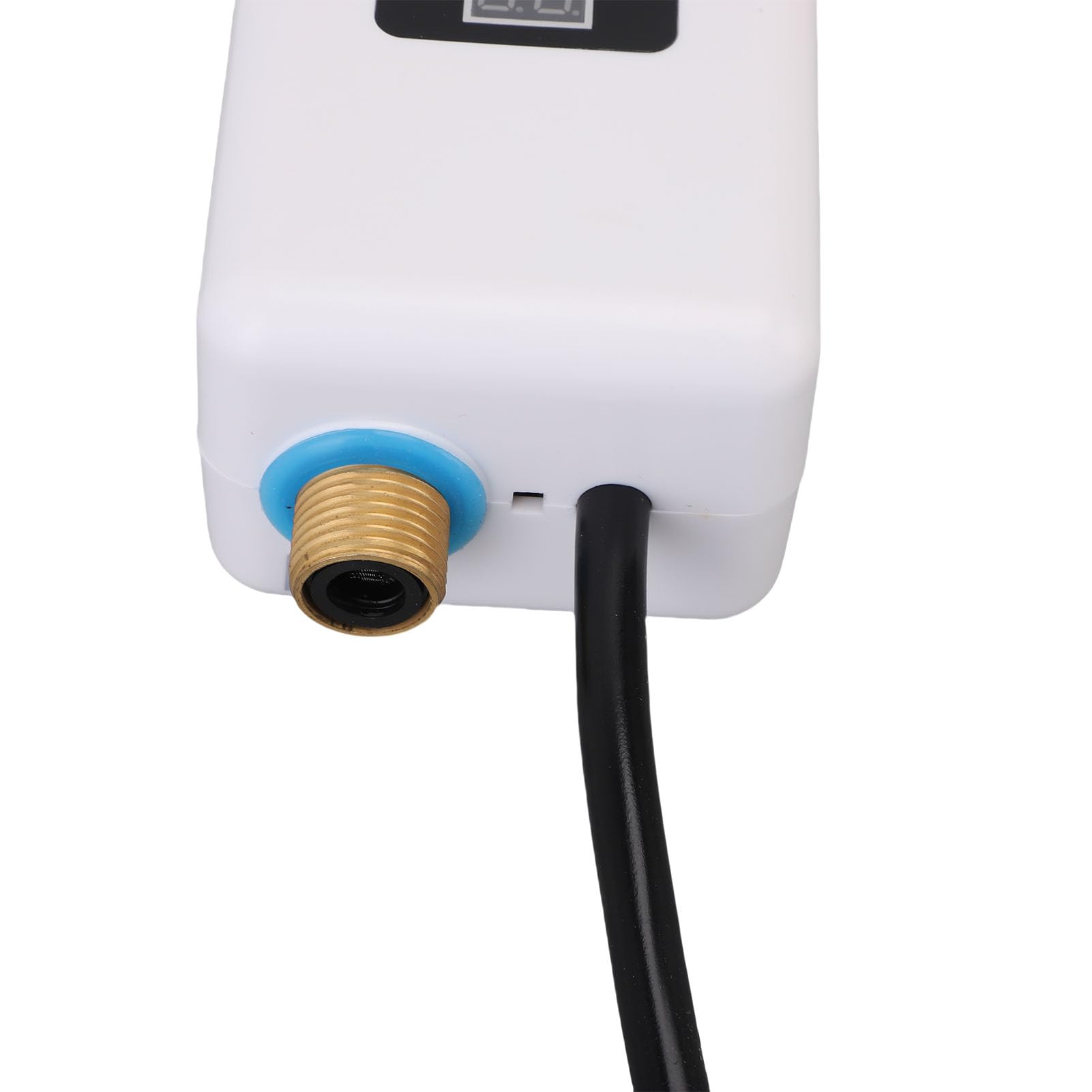 Eujgoov XY FC 3000W Natychmiast Elektryczny Podgrzewacz Wody z Mosiężnym Wylotem Wlotu, Korpusem ze Stali Nierdzewnej, Odpowiedni do Kuchni, Kempingów, (Wtyczka UE 220V)