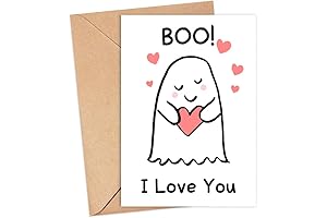 Boo! I Love You - Funny Halloween Love Card for Couples