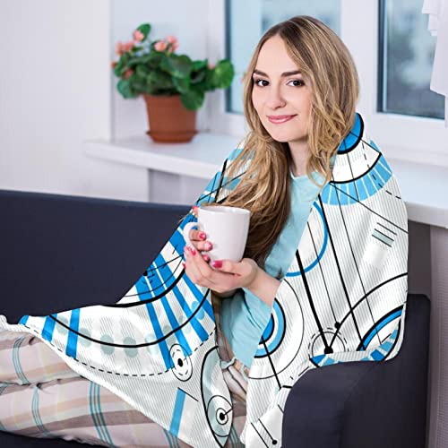 Couverture douce contre le froid pour canapé, lit et voyage - 8
