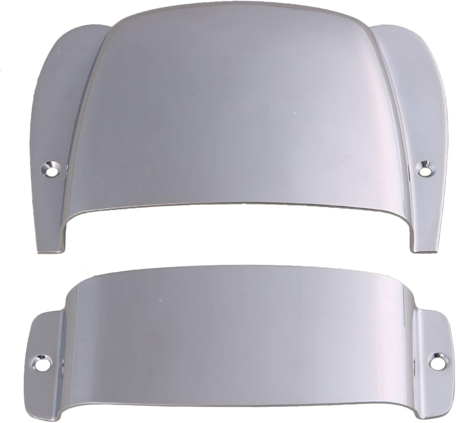 Yibuy Guitar Bass Bridge Cover with Pickup Cover for PB Precision Bass Guitar Chrome BigaMart