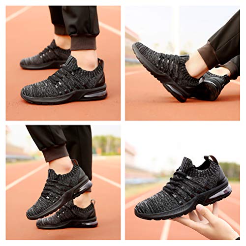 Foto von frysen Laufschuhe Herren Damen Atmungsaktiv Leichtgewicht Luftpolster Sportschuhe Straßenlaufschuhe Turnschuhe Sneaker Joggingschuhe Walkingschuhe Sport Fitness Schuhe 34-46 EU