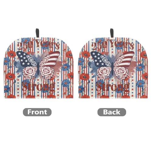Image of Stars and Stripes Tea Cozy for Teapot America250 Insulated Scratch Proof Butterfly Cup Cozy Breakfast Warmer ReusableTeapot Insulation Cover for July 4th 2026