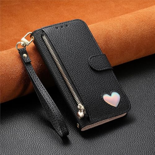 Étui cuir Samsung S26 Ultra noir avec finitions premium à fermeture