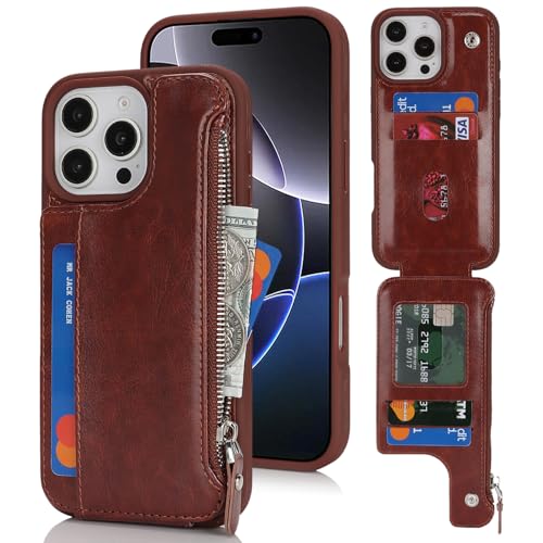 Étui portefeuille iPhone 16 Pro Max antichoc pour ne plus jamais perdre vos cartes et clés