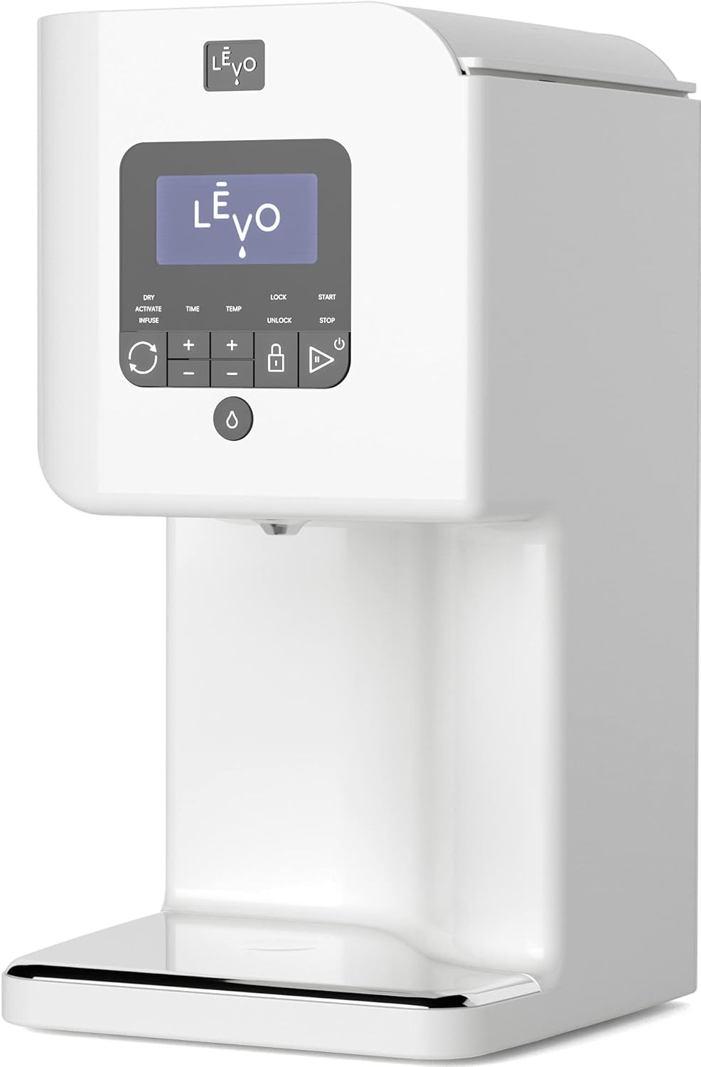 LĒVO II - Herbal Oil and Butter Infusion Machine - Botanical Decarboxylator, Herb Dryer & Oil Infuser - Mess-Free & Easy to Use - Make Infused Gummies, Brownies, Cookies & Other Treats (Alpine White)