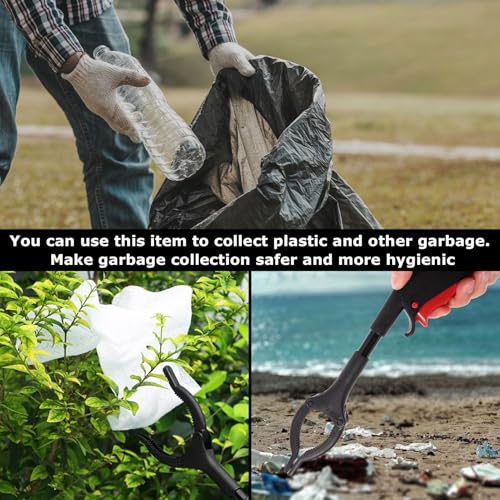 2 Pcs 30cm Grabber Reacher Tool,Grabbers for Seniors,Reacher Grabber Pickup Tool Mobility Aid Reaching Assist Tool for Trash Pick Up, Nabber, Litter Picker, Arm Extension Portable Grabber Tool - Image 6
