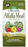 Espoma Organic Alfalfa Meal Fertilizer 2-0-2. All-Natural Plant Food Source of Nitrogen and Potassium for Organic Gardening. Use for Roses, Flowers, Veggies, Trees & Shrubs. 3 lb. Bag.