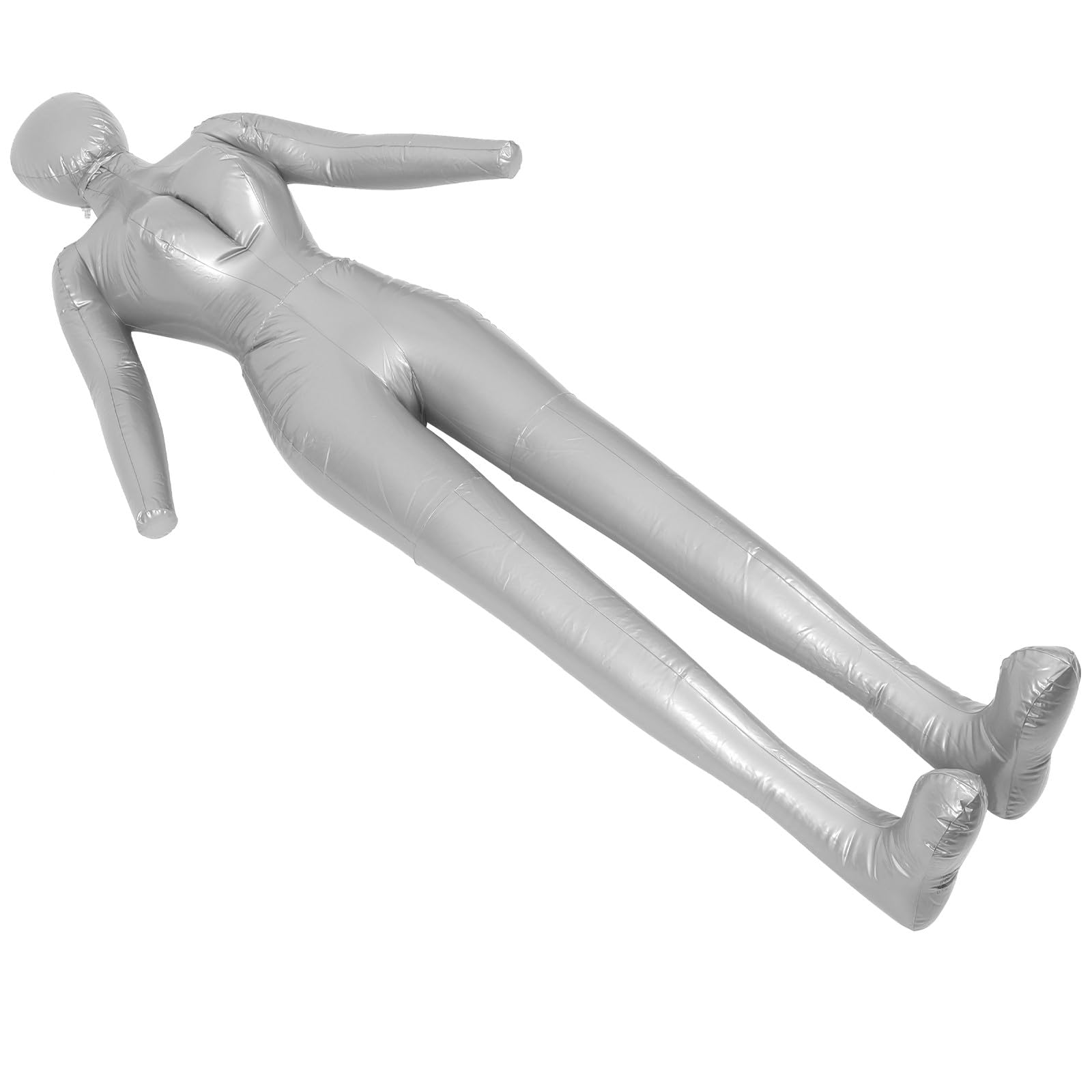 Mannequin gonflable féminin pour présentation de chemises et blouses en vitrine