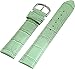 Produktbild Leder Uhrenarmband Uhrenband Uhrband Ersatzband Armband grün Nahtfarbe grün 818063630020 Stegbreite 20 mm