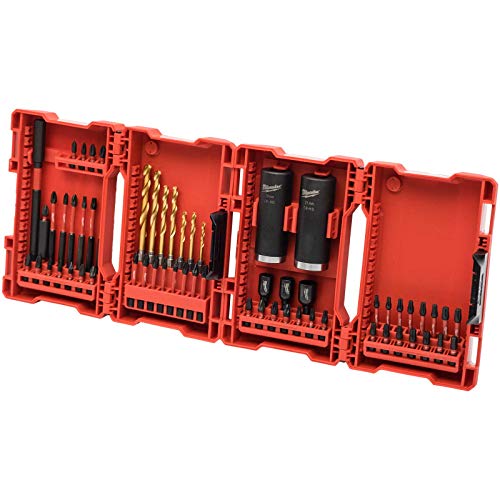 MILWAUKEE'S Shockwave 62 Piece Set Set Drilling and screwing