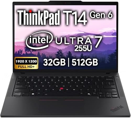 Lenovo ThinkPad T14 Gen 6 Business Laptop 14" FHD+ IPS, Intel Ult...