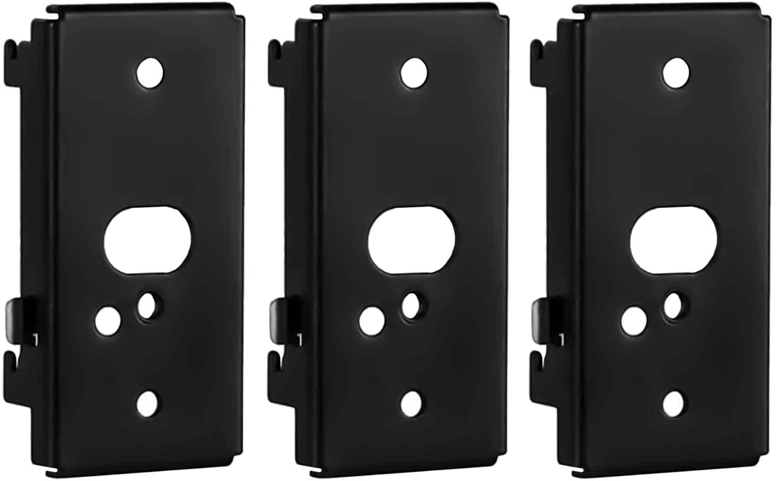3 pcs Replacement Wall Mounting Bracket for Bose SlideConnect WB-50 - Black (UFS-20), Lifestyle 525 535 III,Lifestyle 600,soundtouch 300 soundtouch 520,CineMate 520 Wall Bracket