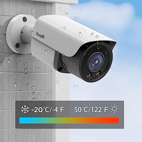 Panoob 4K Poe Camera Outdoor, Business Ultrahd 8Mp Wired Bullet Surveillance Ip Security Camera With Human/Vehicle Detection, Two Way Talk, 100Ft Full-Color Night Vision, Ip67 Weatherproof, Pb37A-4Kc #TOP5