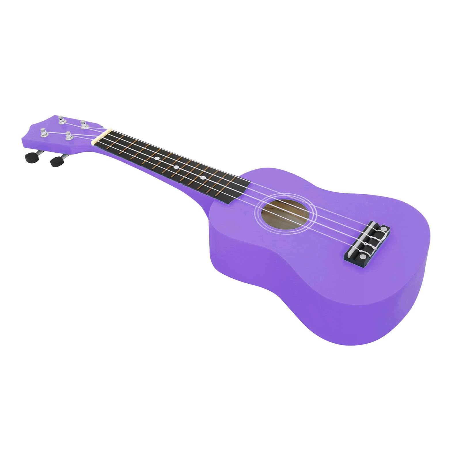 Keenso Kit per Principianti per Ukulele in Tiglio da 21 Pollici con Accordatore Corde in Nylon Borsa Portatile Capotasto e Plettri per Bambini Adulti Pratica e Apprendimento Musicale (Viola)