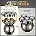 Haosens Head Shavers for Men, [Trim 3.0 Pro Series] - Electric Bald Head Shaver & Body Hair Trimmer, 5-in-1 Grooming Kit - Magnetic 7D Floating Heads, USB-C & Wireless Charging, Wet & Dry Skull Shaver