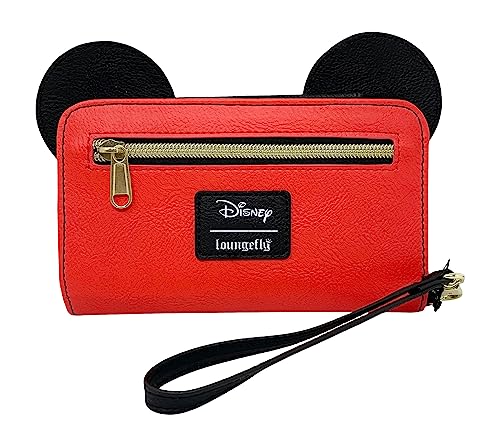 Loungefly Disney Mickey Mouse Cosplay Character Zip Around Tech Wallet2