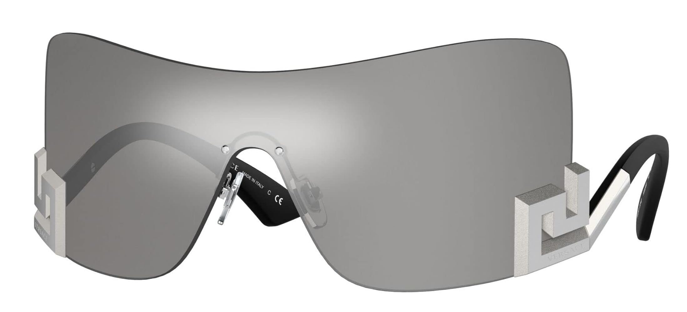 Amazon.com: Versace Woman Sunglasses Blue Frame, Light Grey
