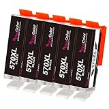 Rendimiento de páginas: Aproximadamente 700 páginas por cartucho 570XL Black 24 ML.