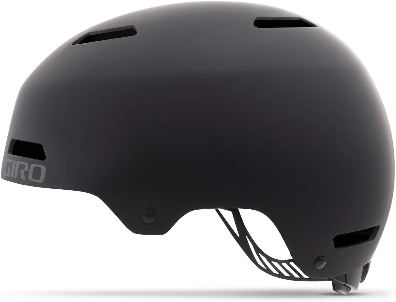 Giro dziecięcy kask rowerowy Dime FS, matowy czarny, mały (51-55 cm)