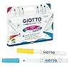 Giotto- Turbo Glitter Maxi Pennarello, Colore Assortiti Glitterati, 426600