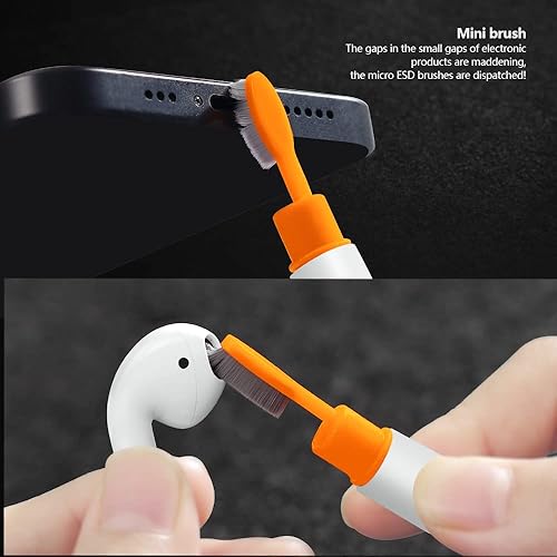 Miniatura 6 de SIN SHINE Limpiador de teclado 7 en 1, limpiador de teclado para computadora portátil, monitor, TV, teléfono, computadora (BBH01-Blanco)