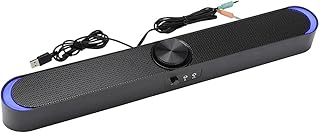 Desktop Computer, Loud Volume Stereo USB Powered PC Gaming Speakers Quality Bass for Computer for PC and Laptops(Black)
