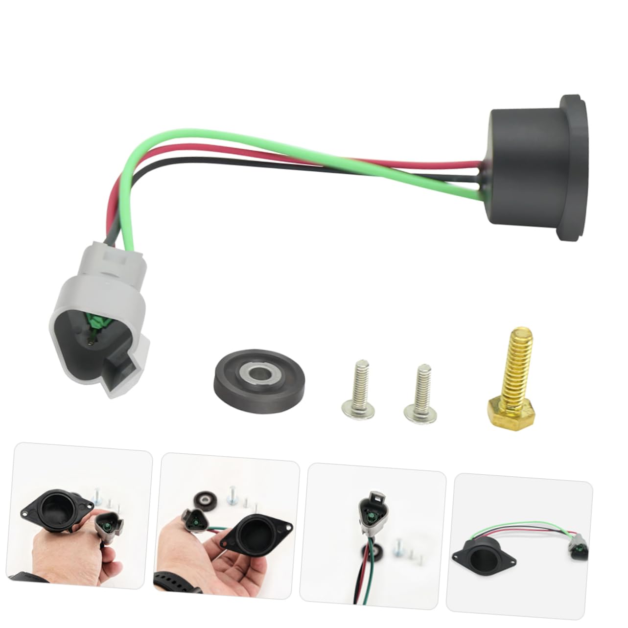ibasenice Geschwindigkeitssensor Golfwagen Sicht Auto Tacho Golfzubehör Für Damen Accessoires Für Golfer Golf-zubehör Auto Sensoren Golfzubehör Für Karren Schwarz Plastik