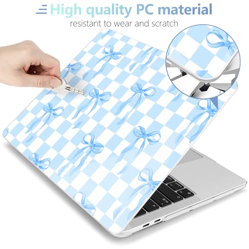 Funda MacBook Pro 13 A2338 M2 M1 rígida transparente con protector de teclado 3