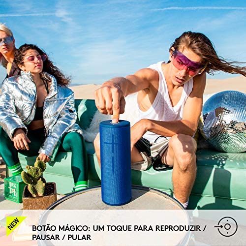 Caixa de Som Bluetooth Ultimate Ears MEGABOOM 3 Portátil e À Prova D´Água - Até 20 horas de Bateria;