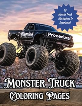 Paperback Monster Truck Coloring Pages Book