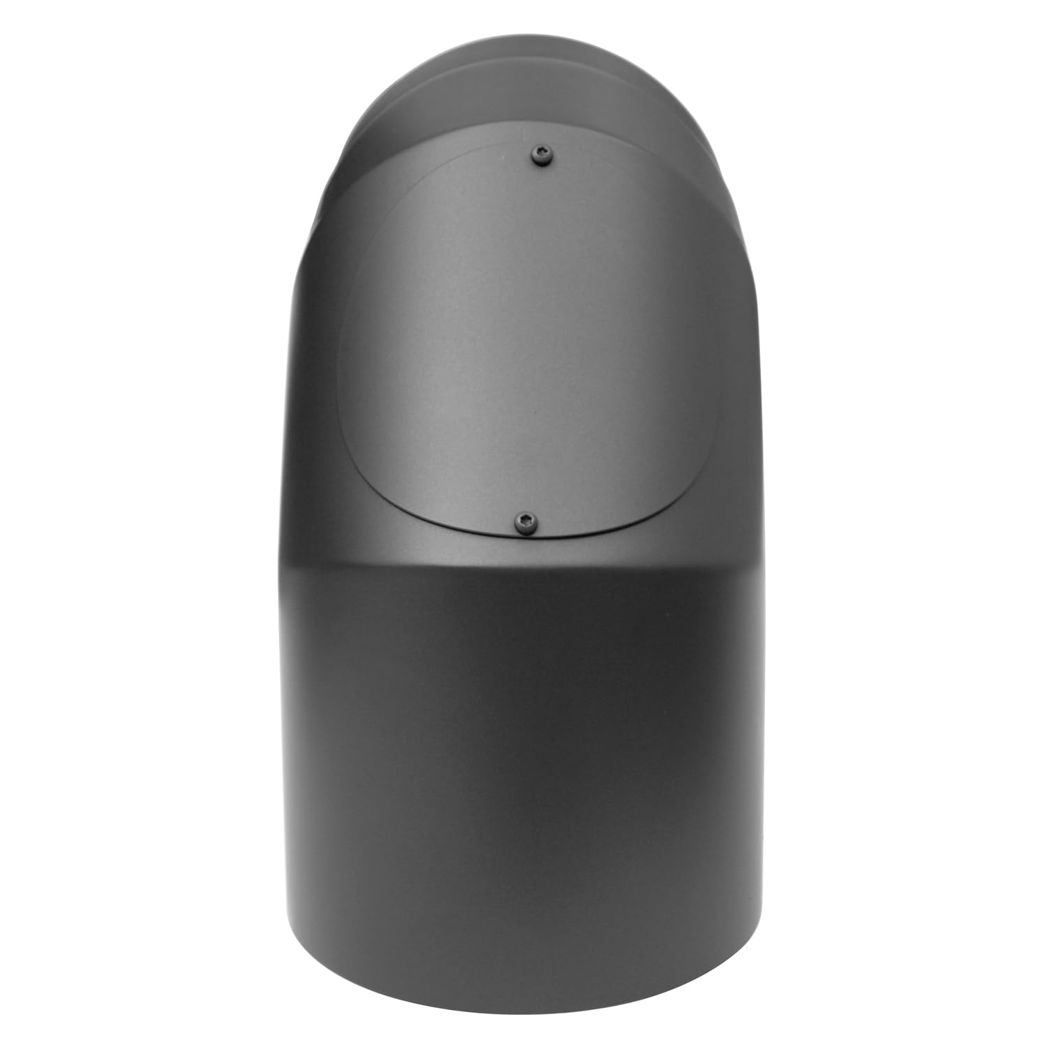 raik SH30004781-sw Raik Rauchrohrbogen/Ofenrohr Izoker doppelwandig mit Isolierung, Durchmesser 150 mm, 90°, Schwarz, mit Reinigungsöffnung