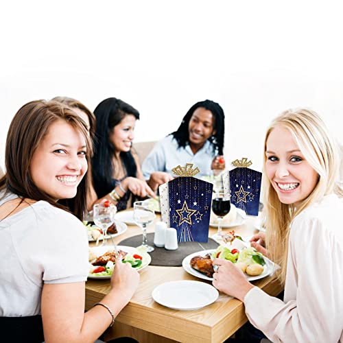 Big Dot Of Happiness Starry Skies - Table Decorations - Gold Celestial Party Fold And Flare Centerpieces - 10 Count #TOP4