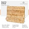 Small End Grain Bamboo Cutting Board | Professional, Butcher Block | Non-Slip Rubber Feet #3