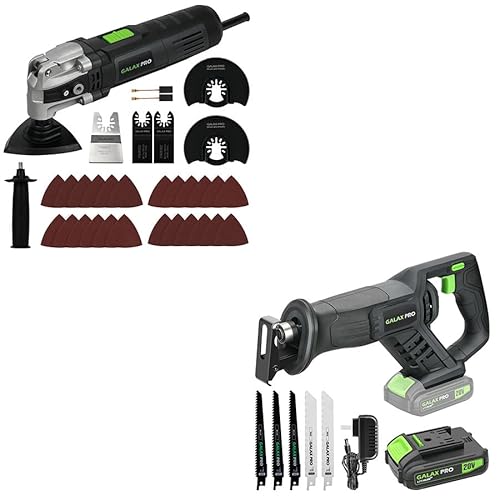 GALAX PRO 6 Variable Speed Oscillating Multi Tool Kit and