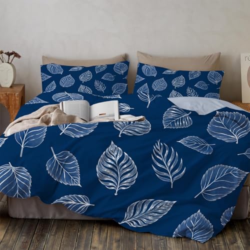 Queen Duvet Cover Sets, Comfy Breathable Hand-Drawn Line