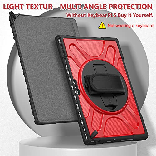 Coque Surface Pro antichoc rouge protégeant votre écran des chutes et compatible avec Type Cover - 3
