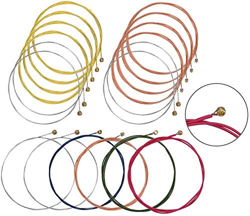 image for hanbangabc 60PCS Acoustic Guitar Accessories Kit Including Guitar Stri